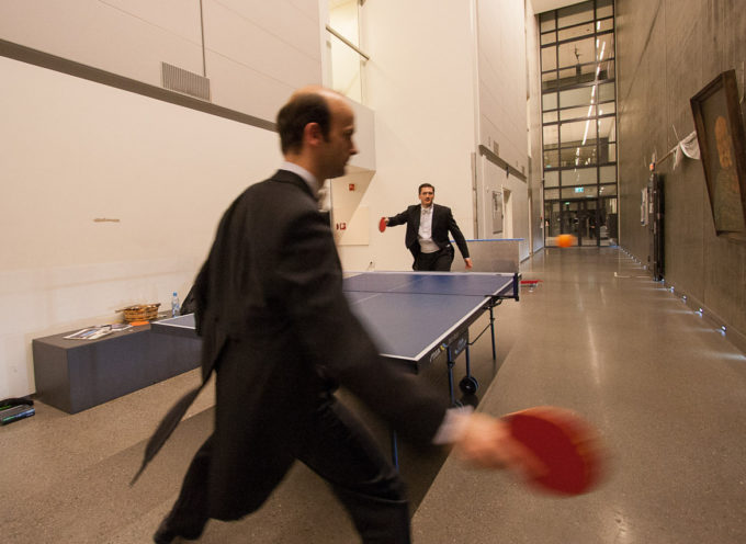 Nel Backstage della Berliner Philharmoniker si gioca a Ping Pong